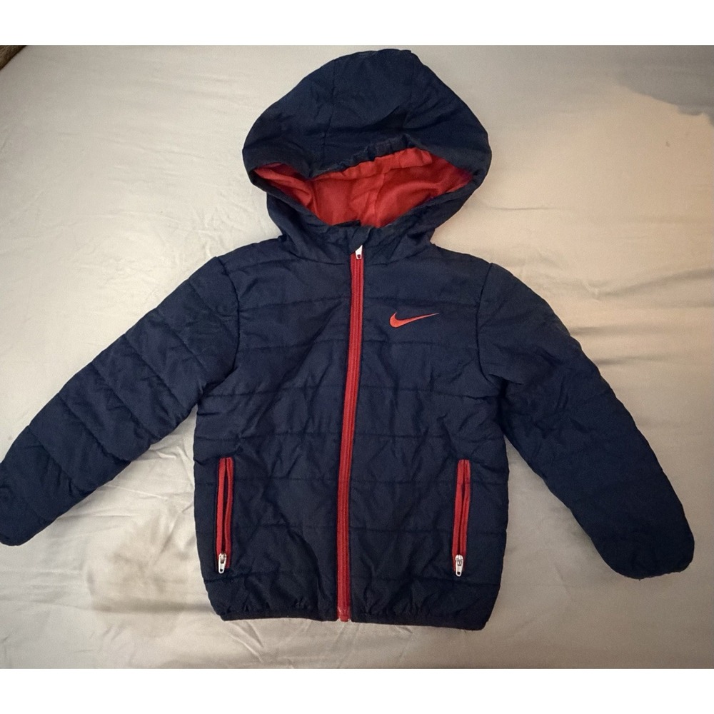 Nike 3t Winter Coat Jacket Hoodie Puffer Toddler